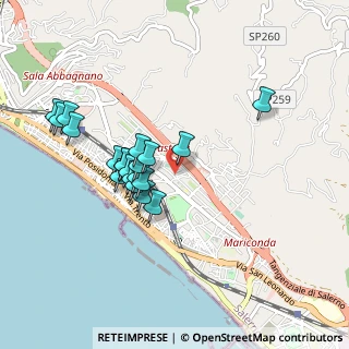 Mappa Via Edgardo Amendola, 84132 Salerno SA, Italia (0.8645)