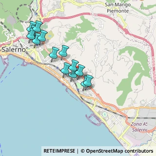 Mappa Via Giuseppe Vigorito, 84132 Salerno SA, Italia (1.96643)