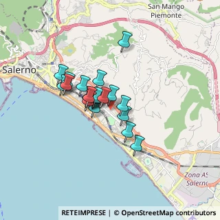Mappa Via Giuseppe Vigorito, 84132 Salerno SA, Italia (1.263)