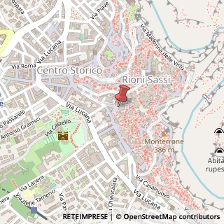 Mappa Via San Francesco D'Assisi, 4, 75100 Matera, Matera (Basilicata)