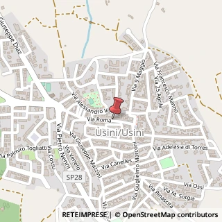 Mappa Via Roma,  14, 07049 Usini, Sassari (Sardegna)