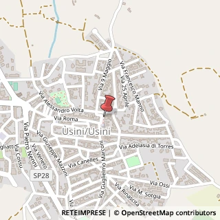 Mappa Piazza Castello, 6, 07100 Usini, Sassari (Sardegna)