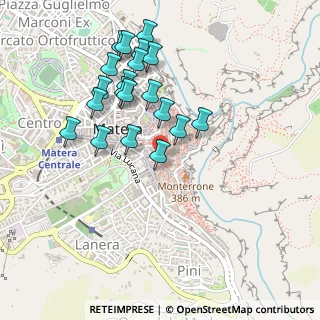 Mappa Arco del Sedile, 75100 Matera MT, Italia (0.5045)