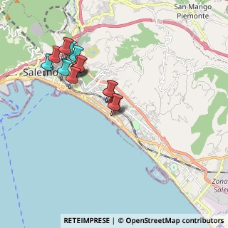 Mappa Via Martiri Ungheresi, 84129 Salerno SA, Italia (1.958)