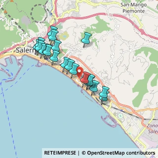 Mappa Via Flacco Orazio, 84129 Salerno SA, Italia (1.8105)