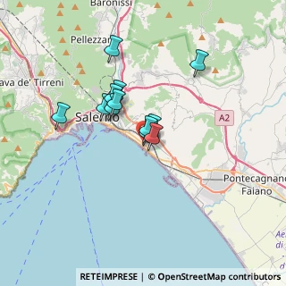 Mappa Via Flacco Orazio, 84129 Salerno SA, Italia (2.68167)