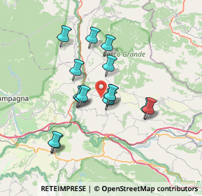 Mappa Via Fontana, 84020 Palomonte SA, Italia (6.26733)