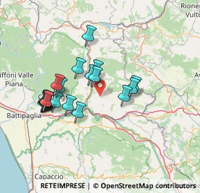 Mappa Via Fontana, 84020 Palomonte SA, Italia (14.1545)