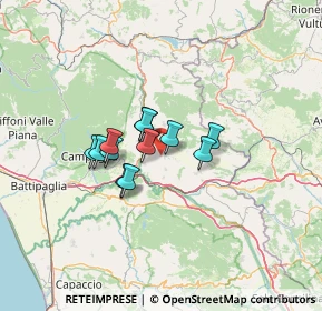 Mappa Via Fontana, 84020 Palomonte SA, Italia (9.295)