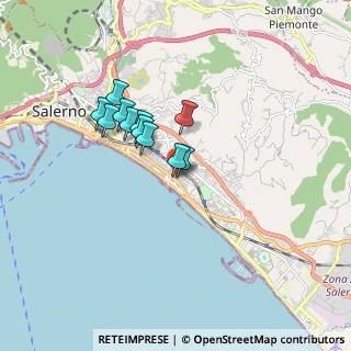 Mappa Via Bartolomeo Eustachio, 84129 Salerno SA, Italia (1.39182)