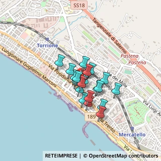 Mappa Via Sichelmanno, 84129 Salerno SA, Italia (0.2865)