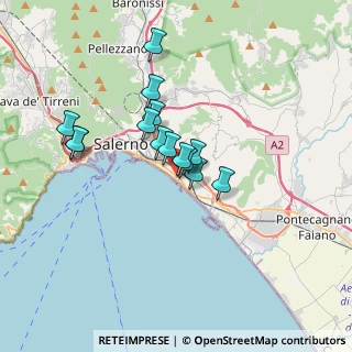 Mappa Via Posidonia, 84129 Salerno SA, Italia (2.80857)