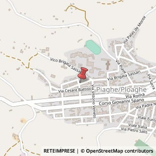 Mappa Via Brigata Sassari, 109, 07017 Ploaghe, Sassari (Sardegna)