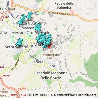 Mappa Rione Pianelle Civico, 75100 Matera MT, Italia (0.8)
