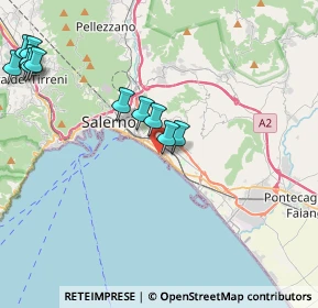 Mappa Lungomare Guglielmo Marconi, 84127 Salerno SA, Italia (6.65389)