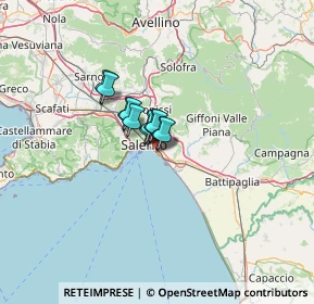 Mappa Lungomare Guglielmo Marconi, 84127 Salerno SA, Italia (5.89182)