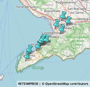 Mappa Via S. Salvatore, 80069 Vico Equense NA, Italia (5.58909)