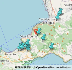 Mappa Via S. Salvatore, 80069 Vico Equense NA, Italia (4.57583)