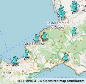 Mappa Via S. Salvatore, 80069 Vico Equense NA, Italia (5.73692)