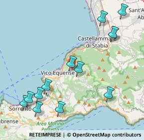 Mappa Via S. Salvatore, 80069 Vico Equense NA, Italia (5.31692)