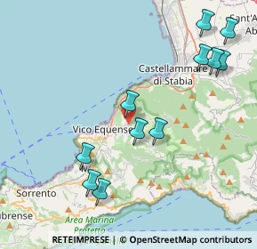 Mappa Via S. Salvatore, 80069 Vico Equense NA, Italia (4.85273)