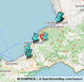 Mappa Via S. Salvatore, 80069 Vico Equense NA, Italia (3.80111)