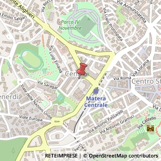 Mappa Via Pietro Nenni, 28, 75100 Matera, Matera (Basilicata)