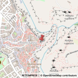 Mappa Via Ospedale Vecchio, 4-5-6, 75100 Matera, Matera (Basilicata)