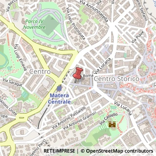 Mappa Via Don Giovanni Minzoni, 42, 75100 Matera, Matera (Basilicata)