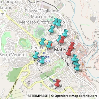 Mappa Via Don Giovanni Minzoni, 75100 Matera MT, Italia (0.4675)