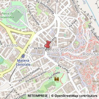 Mappa Via Lucana, 53, 75100 Matera, Matera (Basilicata)