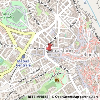 Mappa Via Giuseppe De Blasiis, 3, 75100 Matera, Matera (Basilicata)