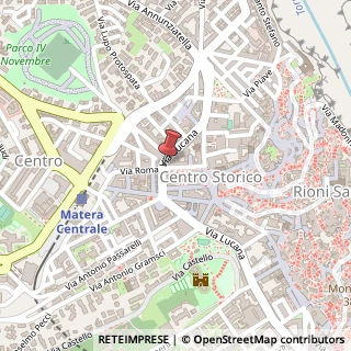 Mappa Via Roma, 42, 75100 Matera, Matera (Basilicata)