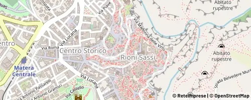 Mappa Matera