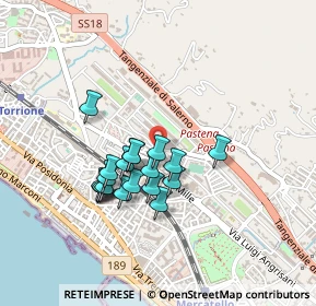 Mappa Via Scuola Eleatica, 84133 Salerno SA, Italia (0.3845)