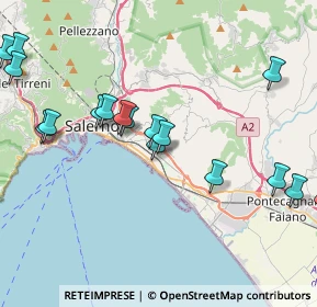 Mappa Via Scuola Eleatica, 84133 Salerno SA, Italia (5.24278)
