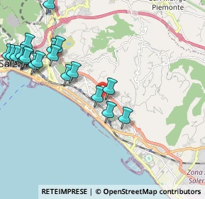 Mappa Via Scuola Eleatica, 84133 Salerno SA, Italia (2.7025)