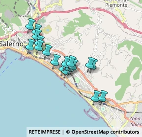 Mappa Via Scuola Eleatica, 84133 Salerno SA, Italia (1.615)