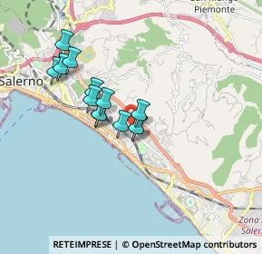 Mappa Via Scuola Eleatica, 84133 Salerno SA, Italia (1.48615)