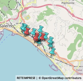 Mappa Via Scuola Eleatica, 84133 Salerno SA, Italia (1.082)