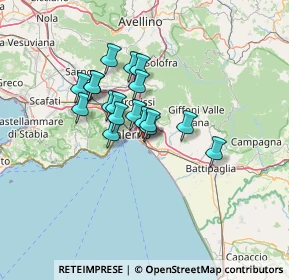 Mappa Via Scuola Eleatica, 84133 Salerno SA, Italia (10.26444)