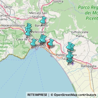Mappa Via Vincenzo Cuoco, 84132 Salerno SA, Italia (7.01786)