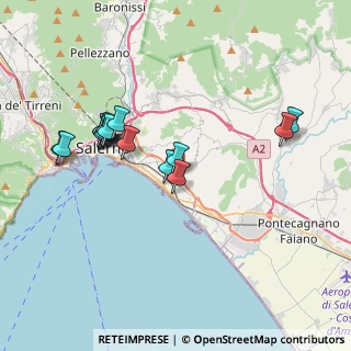 Mappa Via Vincenzo Cuoco, 84132 Salerno SA, Italia (3.89)
