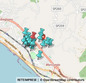 Mappa Via Sant' Eustachio, 84133 Salerno SA, Italia (0.6805)