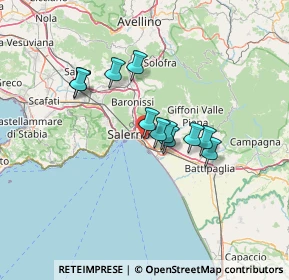 Mappa Via Alfredo Micoloni, 84133 Salerno SA, Italia (10.81909)
