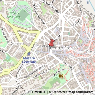 Mappa Via Lucana, 72, 75100 Matera, Matera (Basilicata)