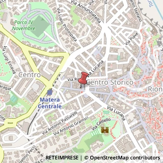 Mappa Via Don Giovanni Minzoni, 4, 75100 Matera, Matera (Basilicata)