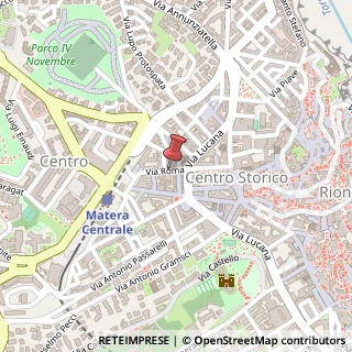 Mappa Via Roma, 60, 75100 Matera MT, Italia, 75100 Matera, Matera (Basilicata)