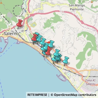 Mappa Via John Fitzgerald Kennedy, 84132 Salerno SA, Italia (1.16438)