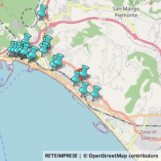 Mappa Via John Fitzgerald Kennedy, 84132 Salerno SA, Italia (2.7595)